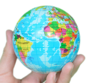 Stress Ball Ideas | World Map Stress Ball - 3 